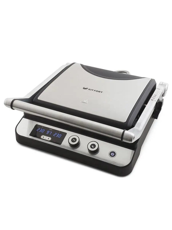 Электрогриль КТ-1636 двусторонний гриль электрический 1800Вт Электрогриль КТ-1636 двусторонний гриль электрический 1800Вт