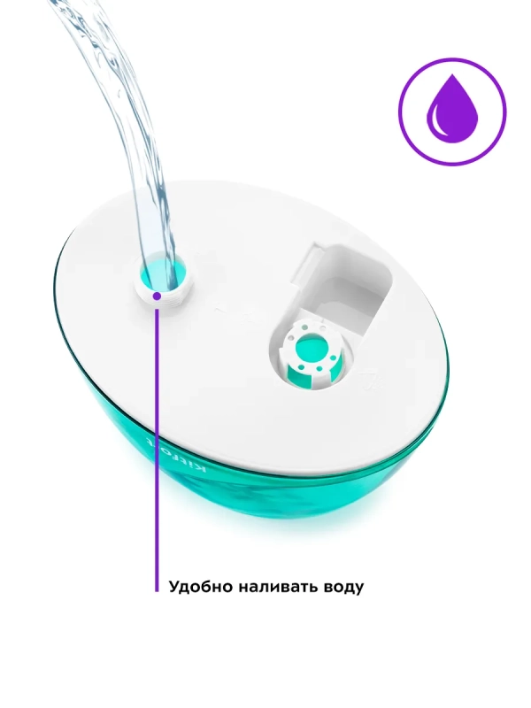 Увлажнитель воздуха для дома ультразвуковой КТ-2834 - 32 Вт Увлажнитель воздуха для дома ультразвуковой КТ-2834 - 32 Вт