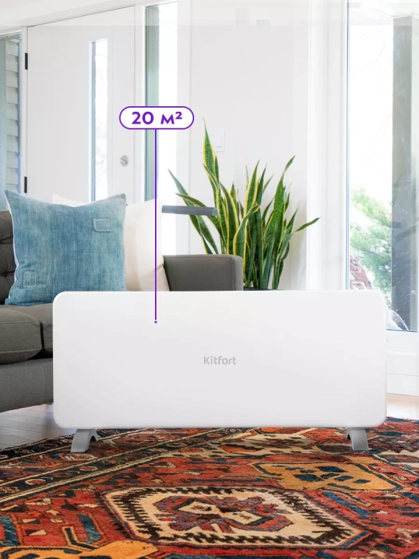 Конвекторный обогреватель электрический КТ-2707 - 2000 Вт