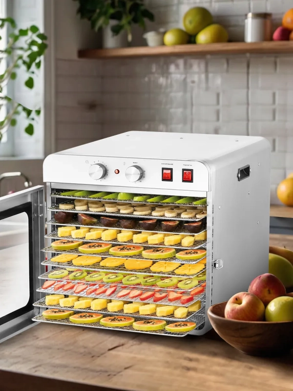 Сушилка для овощей и фруктов электрическая КТ-4924 - 900 Вт Сушилка для овощей и фруктов электрическая КТ-4924 - 900 Вт