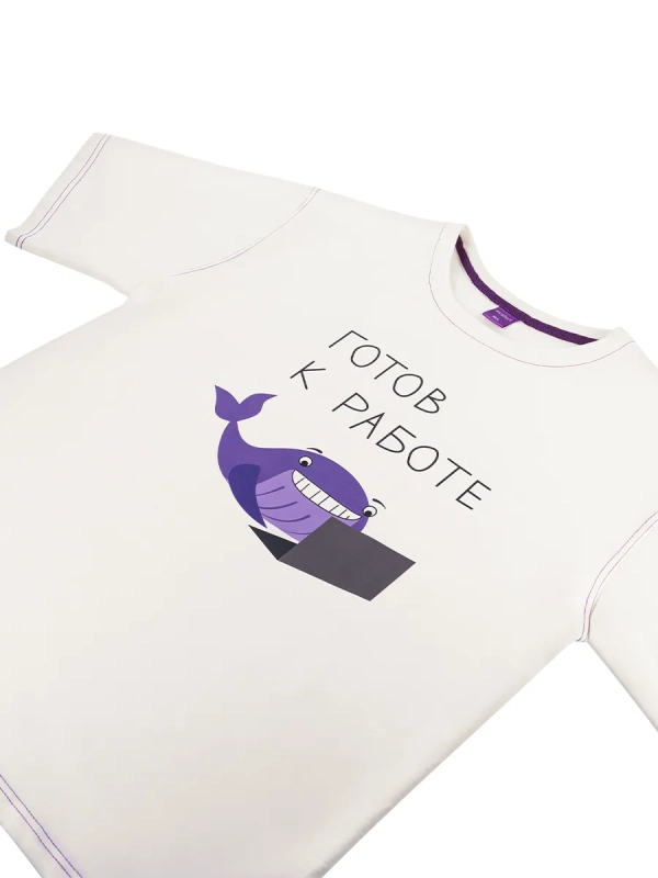 Футболка белая КТ-9853
