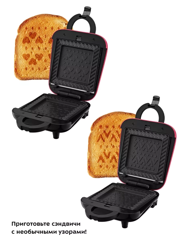 Вафельница электрическая КТ-3684 (2 в 1) - 460 Вт Вафельница электрическая КТ-3684 (2 в 1) - 460 Вт