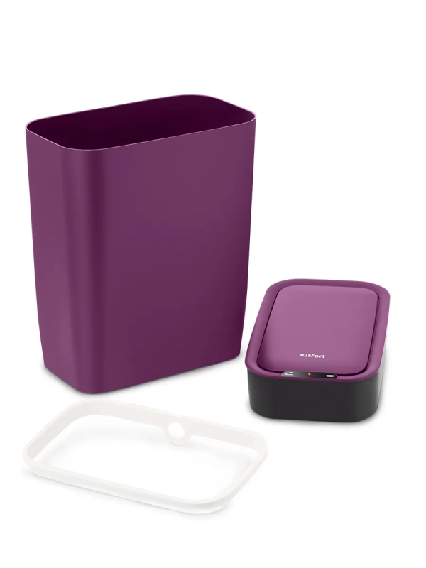 Мусорное ведро сенсорное с крышкой КТ-6804 - 8 л