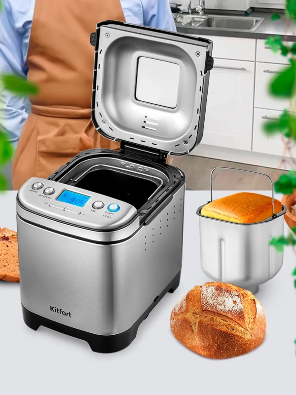Хлебопечь с замесом теста КТ-306 - 450 Вт - 2 л Хлебопечь с замесом теста КТ-306 - 450 Вт - 2 л
