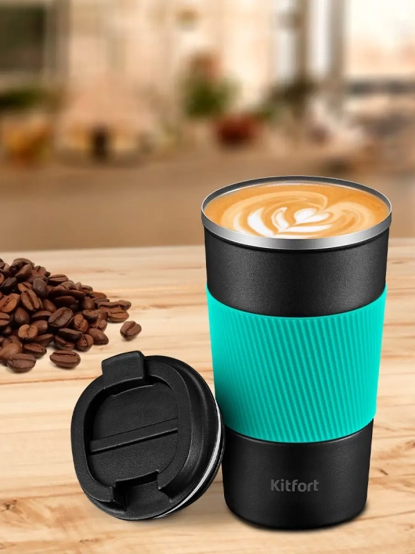 Термокружка для кофе КТ-1227 - 0.5 л Термокружка для кофе КТ-1227 - 0.5 л