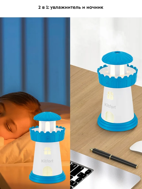 Увлажнитель воздуха для дома КТ-2864 - 2,5 Вт Увлажнитель воздуха для дома КТ-2864 - 2,5 Вт
