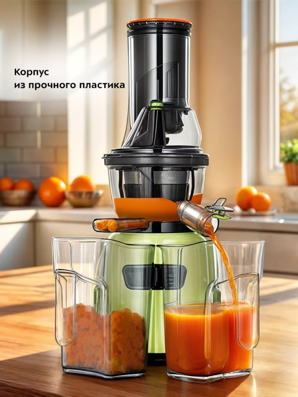 Шнековая соковыжималка электрическая КТ-1159 - 150 Вт Шнековая соковыжималка электрическая КТ-1159 - 150 Вт