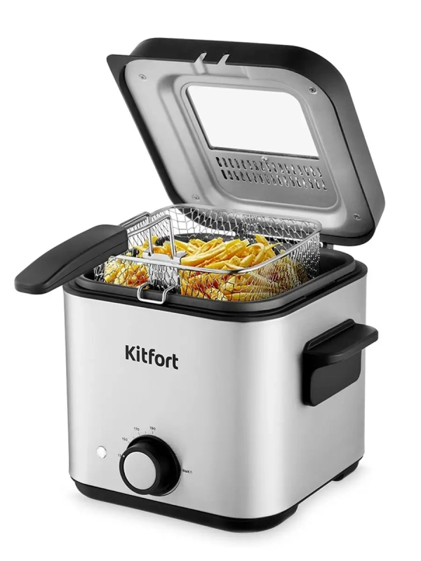 Фритюрница электрическая КТ-4075 - 800-900 Вт Фритюрница электрическая КТ-4075 - 800-900 Вт