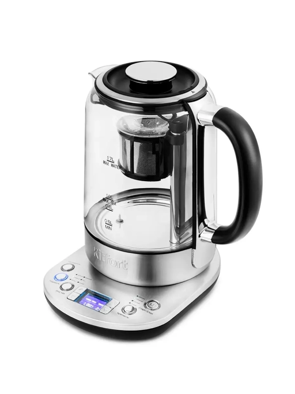 Чайник электрический стеклянный КТ-6116 - 1.7 л Чайник электрический стеклянный КТ-6116 - 1.7 л