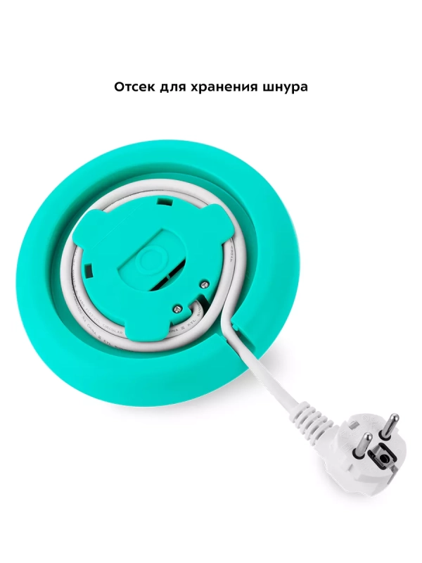 Чайник электрический металлический пластик КТ-6197 - 1.7 л