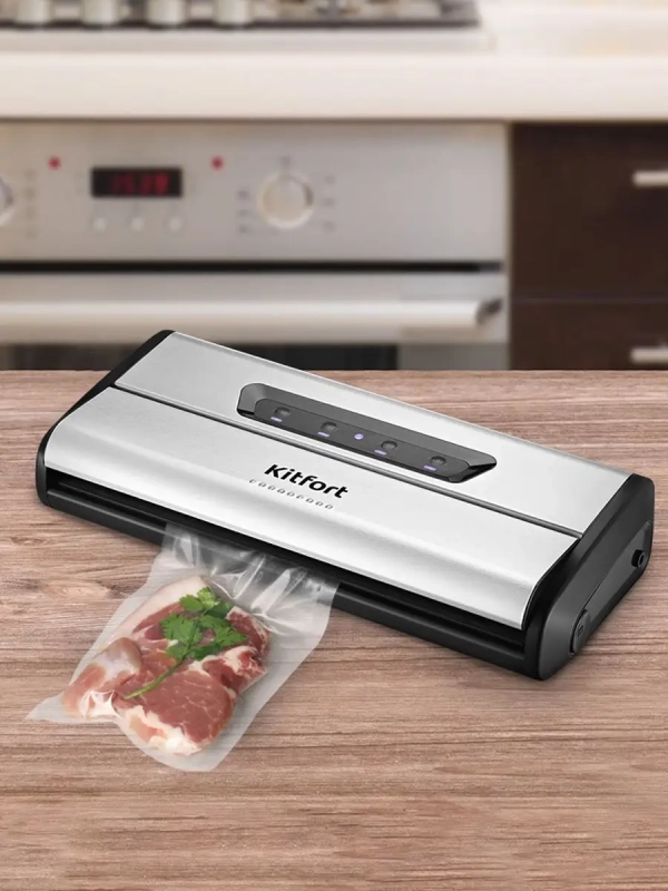 Вакууматор КТ-1515 вакуумный упаковщик для продуктов 175 Вт Вакууматор КТ-1515 вакуумный упаковщик для продуктов 175 Вт