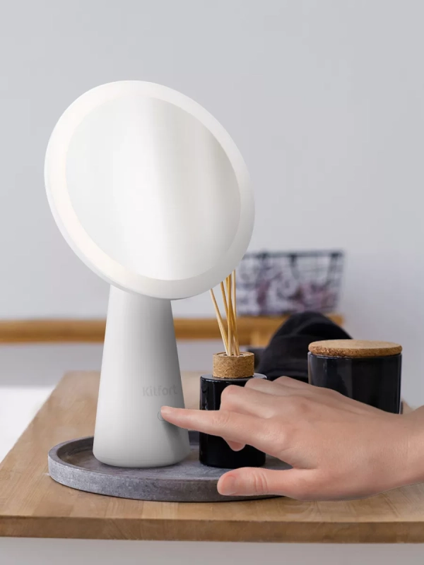 Зеркало с подсветкой косметическое КТ-3136 - 4 Вт