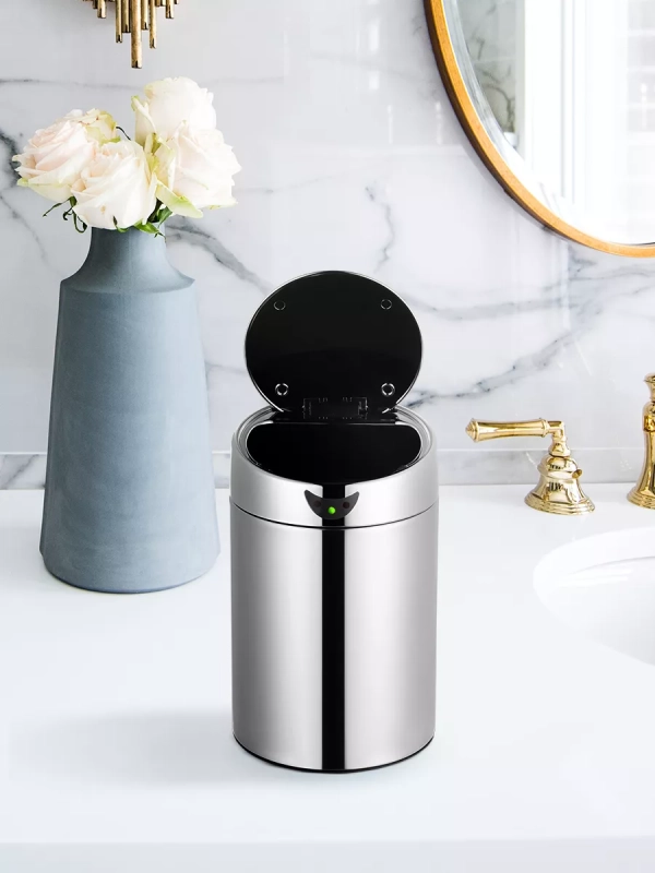 Мусорное ведро сенсорное с крышкой КТ-6018 - 1 л Мусорное ведро сенсорное с крышкой КТ-6018 - 1 л