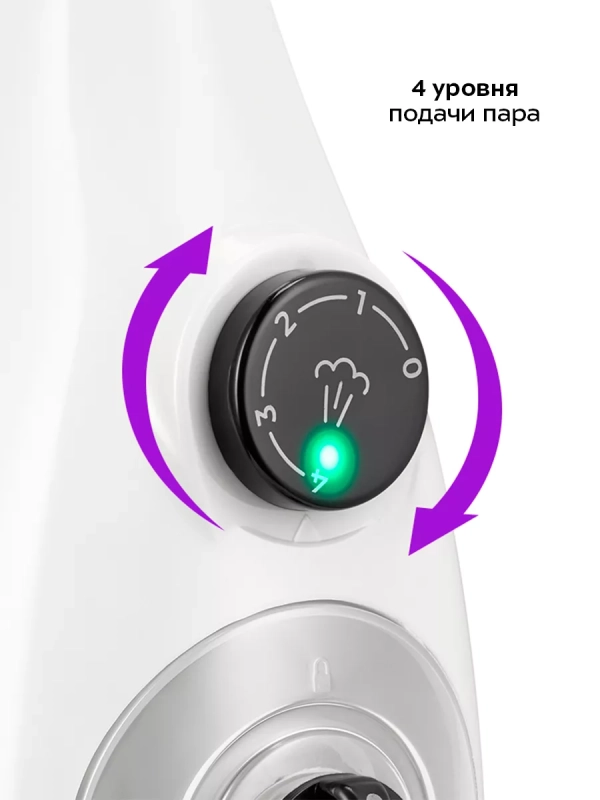 Паровая швабра и пароочиститель КТ-3922 (2 в 1) - 1300 Вт