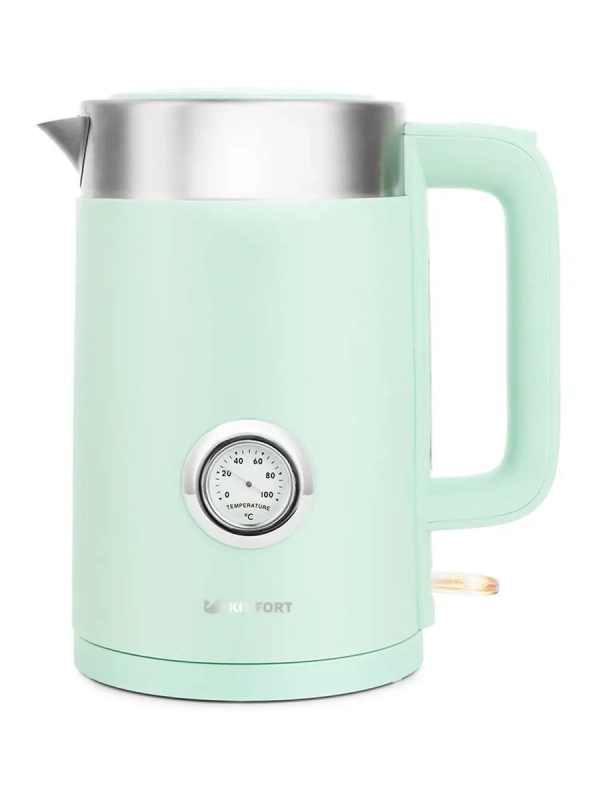 Чайник электрический металлический КТ-659 - 1.7 л Чайник электрический металлический КТ-659 - 1.7 л