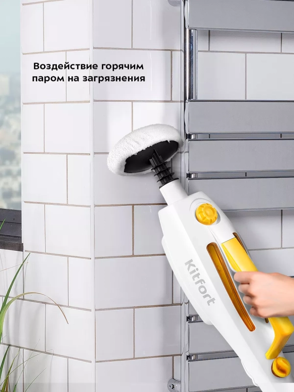 Паровая швабра и пароочиститель КТ-1068 (2 в 1) - 1500 Вт Паровая швабра и пароочиститель КТ-1068 (2 в 1) - 1500 Вт