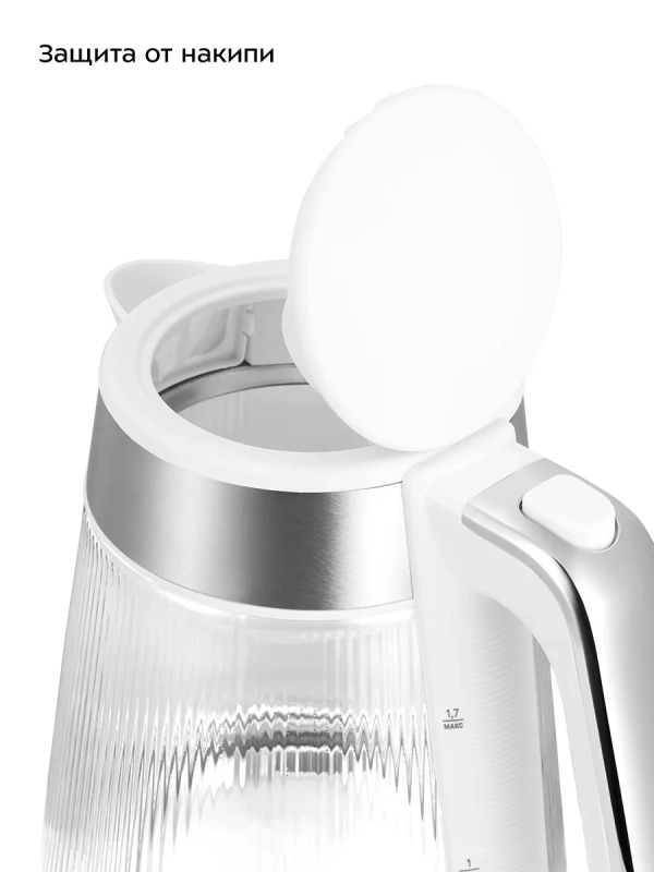 Чайник электрический стеклянный с подсветкой КТ-6682 - 1,7 л Чайник электрический стеклянный с подсветкой КТ-6682 - 1,7 л