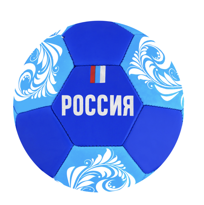 Мяч футбольный ONLYTOP &laquo;Россия&raquo;, PVC, машинная сшивка, 32 панели, р. 5