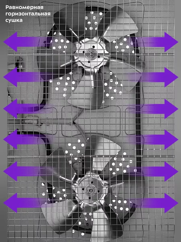 Сушилка для овощей и фруктов КТ-1976 - 1200 Вт Сушилка для овощей и фруктов КТ-1976 - 1200 Вт