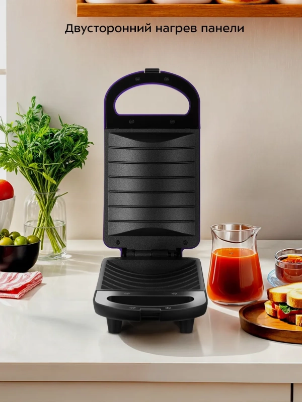 Бутербродница-сендвичница электрическая КТ-3691 - 600 Вт Бутербродница-сендвичница электрическая КТ-3691 - 600 Вт