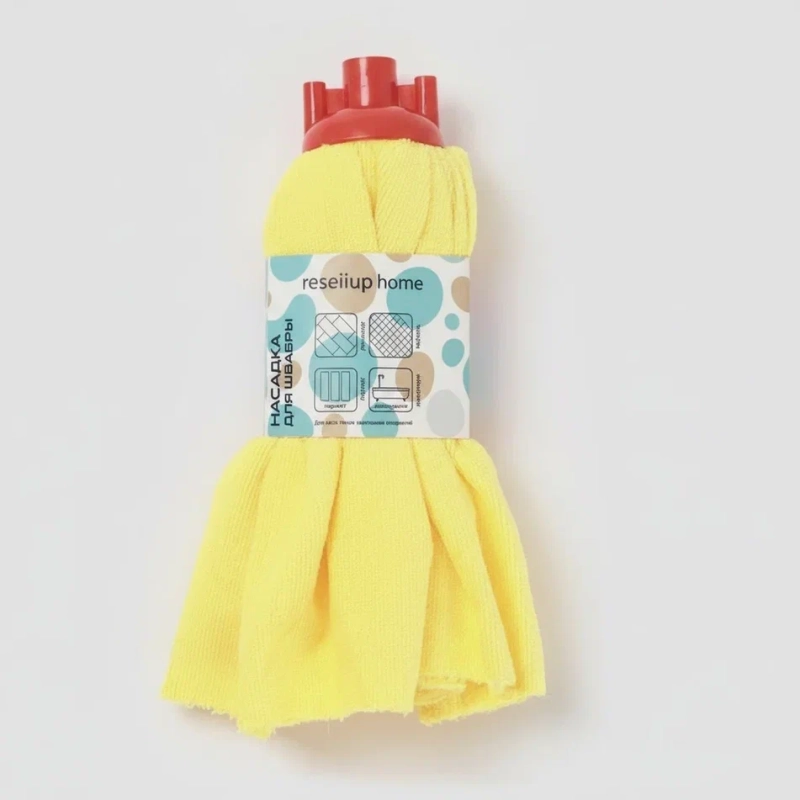 Насадка для швабры Доляна &laquo;Юбочка цельная&raquo;, микрофибра, 32&times;7 см, цвет МИКС