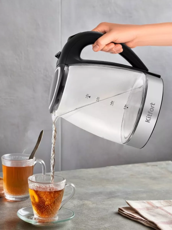 Чайный набор чайник электрический заварочный КТ-6651 Чайный набор чайник электрический заварочный КТ-6651