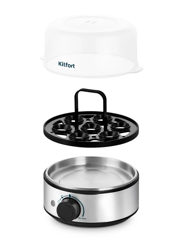 Яйцеварка электрическая автоматическая КТ-9802 - 400 Вт Яйцеварка электрическая автоматическая КТ-9802 - 400 Вт