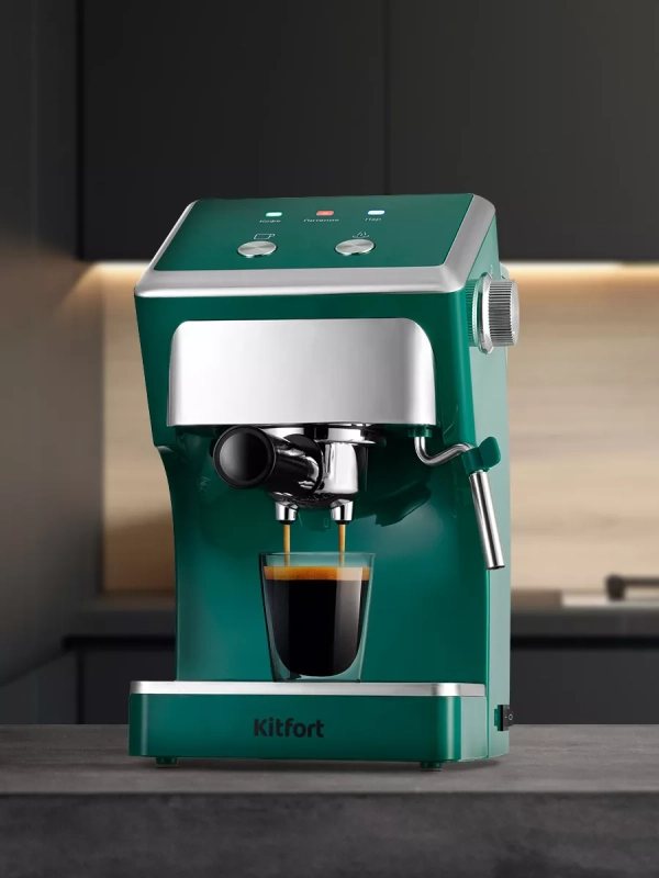 Кофеварка рожковая с капучинатором КТ-7283 - 1050 Вт Кофеварка рожковая с капучинатором КТ-7283 - 1050 Вт