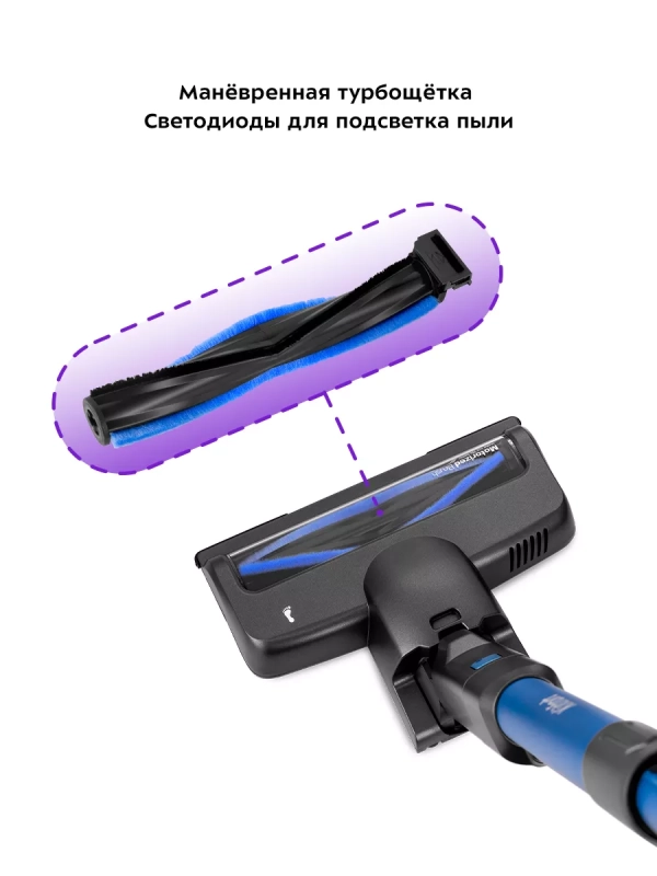 Беспроводной пылесос вертикальный КТ-5175 (2 в 1) 220 Вт