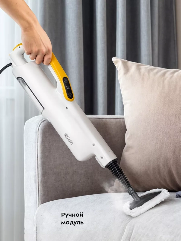 Паровая швабра с насадками КТ-1063 (2 в 1) - 1550 Вт Паровая швабра с насадками КТ-1063 (2 в 1) - 1550 Вт