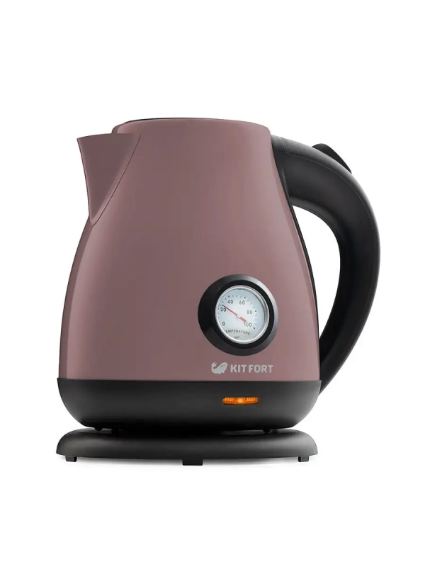 Чайник электрический металлический КТ-642 - 1.7 л Чайник электрический металлический КТ-642 - 1.7 л