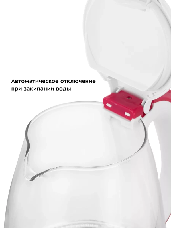 Чайник электрический стеклянный КТ-6678 - 1.7 л Чайник электрический стеклянный КТ-6678 - 1.7 л