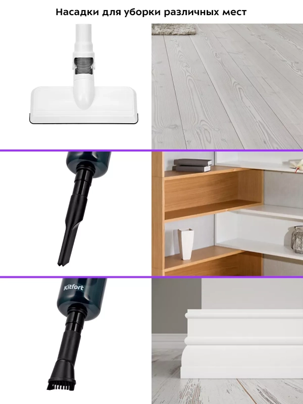 Вертикальный пылесос для дома КТ-5202 - 600 Вт Вертикальный пылесос для дома КТ-5202 - 600 Вт