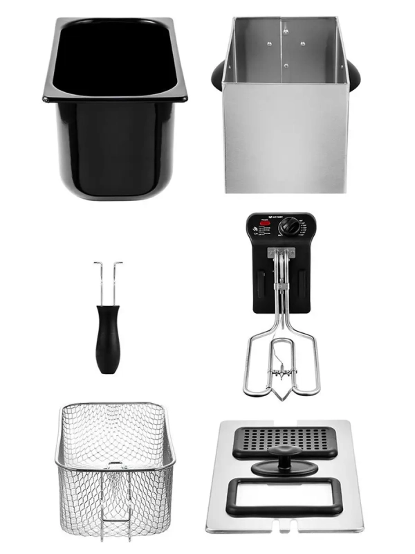 Фритюрница электрическая КТ-2023 - 1830-2180 Вт Фритюрница электрическая КТ-2023 - 1830-2180 Вт