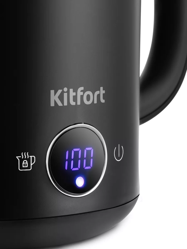 Чайник электрический с терморегулятором КТ-6725 - 1,5 л Чайник электрический с терморегулятором КТ-6725 - 1,5 л