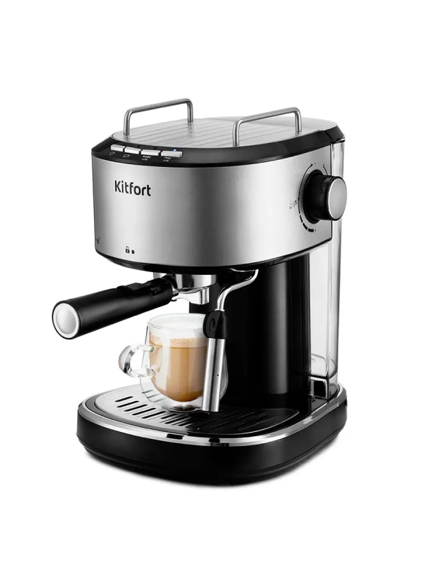 Кофеварка рожковая электрическая КТ-754 - 850 Вт - 1 л Кофеварка рожковая электрическая КТ-754 - 850 Вт - 1 л