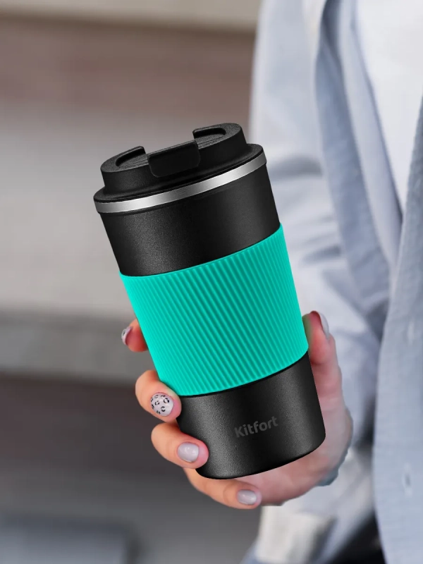 Термокружка для кофе КТ-1227 - 0.5 л Термокружка для кофе КТ-1227 - 0.5 л