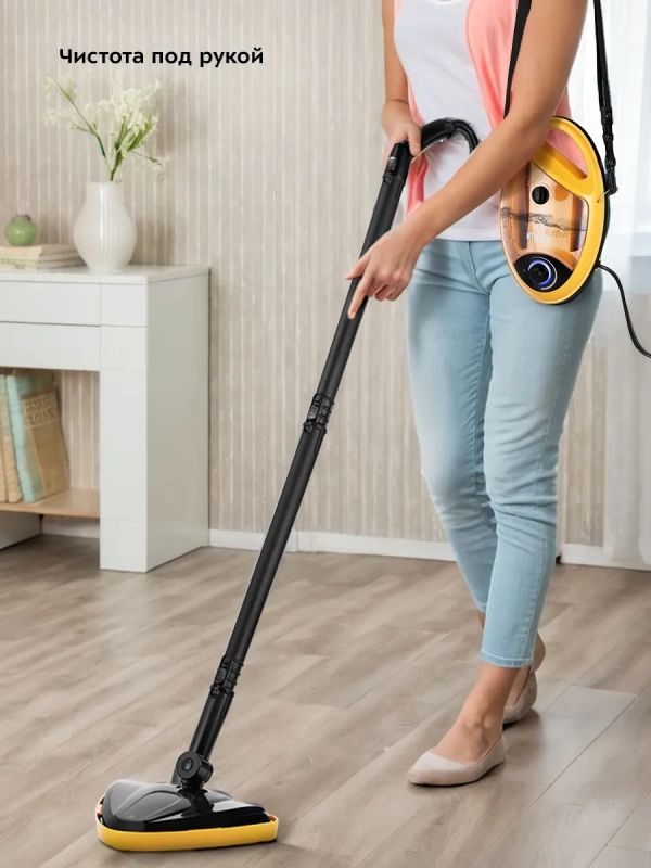 Пароочиститель для дома для уборки КТ-9158 - 1300 Вт Пароочиститель для дома для уборки КТ-9158 - 1300 Вт