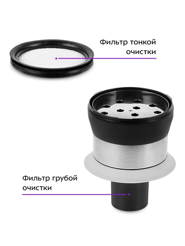 Пылесос вертикальный беспроводной КТ-5233 - 350 Вт