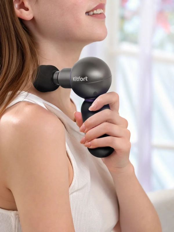 Перкуссионный массажер пистолет КТ-2987 - 60 Вт Перкуссионный массажер пистолет КТ-2987 - 60 Вт