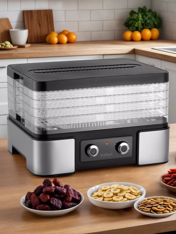 Сушилка для овощей и фруктов КТ-1958 - 450 Вт