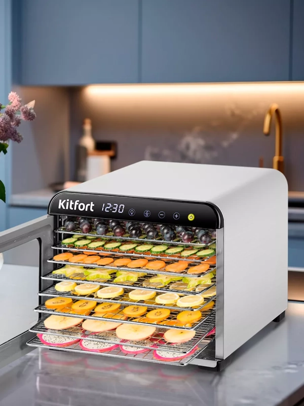 Сушилка для овощей и фруктов КТ-1973 - 800 Вт Сушилка для овощей и фруктов КТ-1973 - 800 Вт