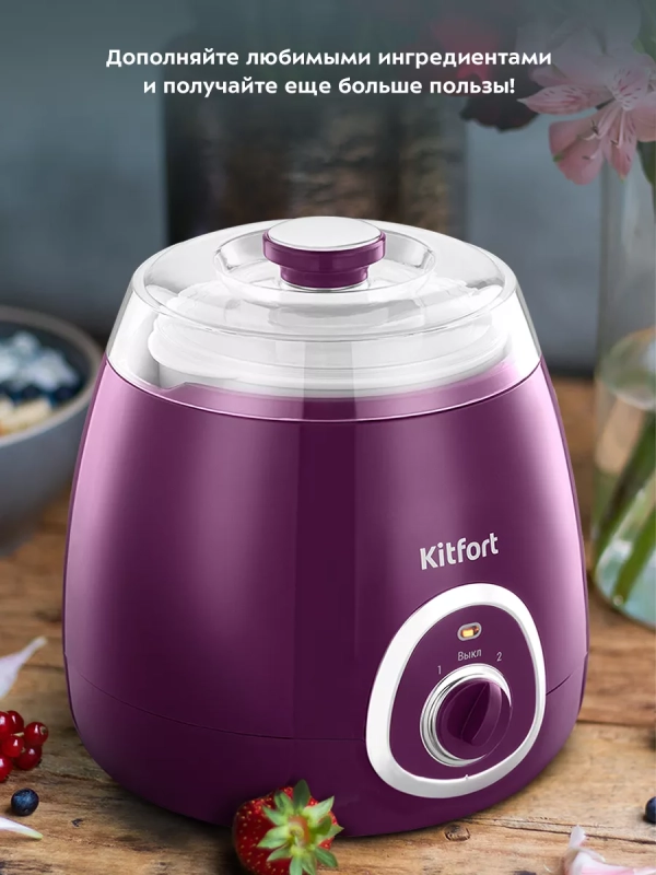 Йогуртница с баночкой электрическая КТ-6398 - 15 Вт Йогуртница с баночкой электрическая КТ-6398 - 15 Вт