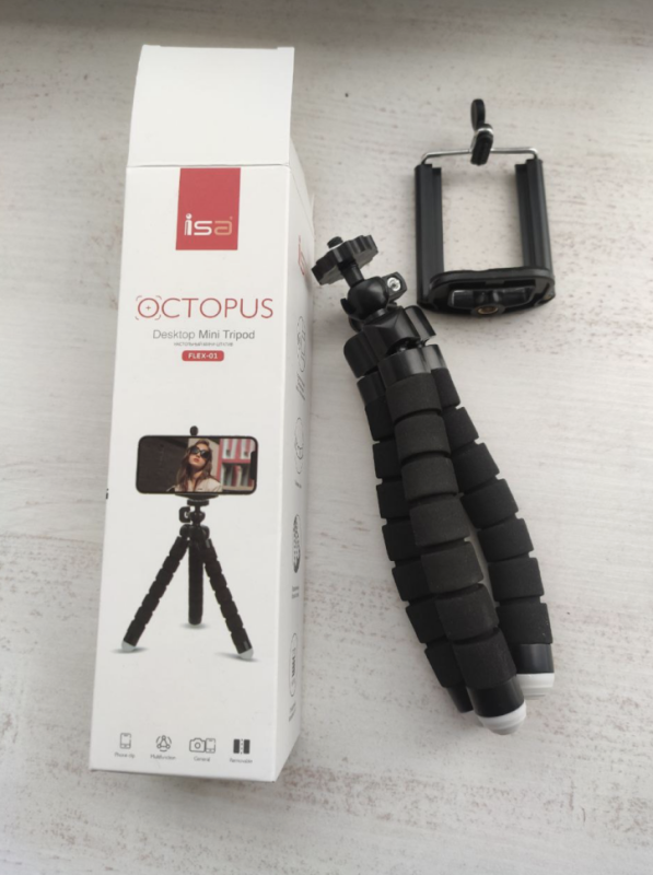 Настольный мини-штатив FLEX-01 черный Настольный мини-штатив FLEX-01 черный