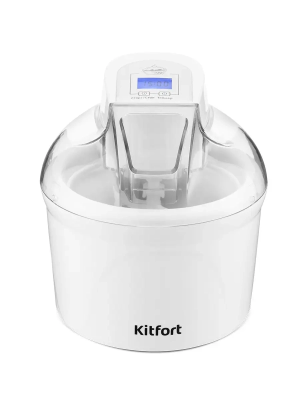 Мороженица электрическая 12 Вт 1.5 л КТ-1808 Мороженица электрическая 12 Вт 1.5 л КТ-1808