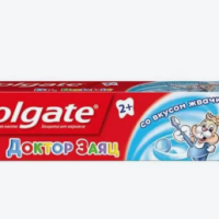 Детская зубная паста Colgate «Доктор Заяц», со вкусом жвачки, 66 мл
