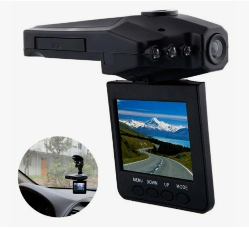 Автомобильный видеорегистратор с поворотным дисплеем Автомобильный видеорегистратор с поворотным дисплеем