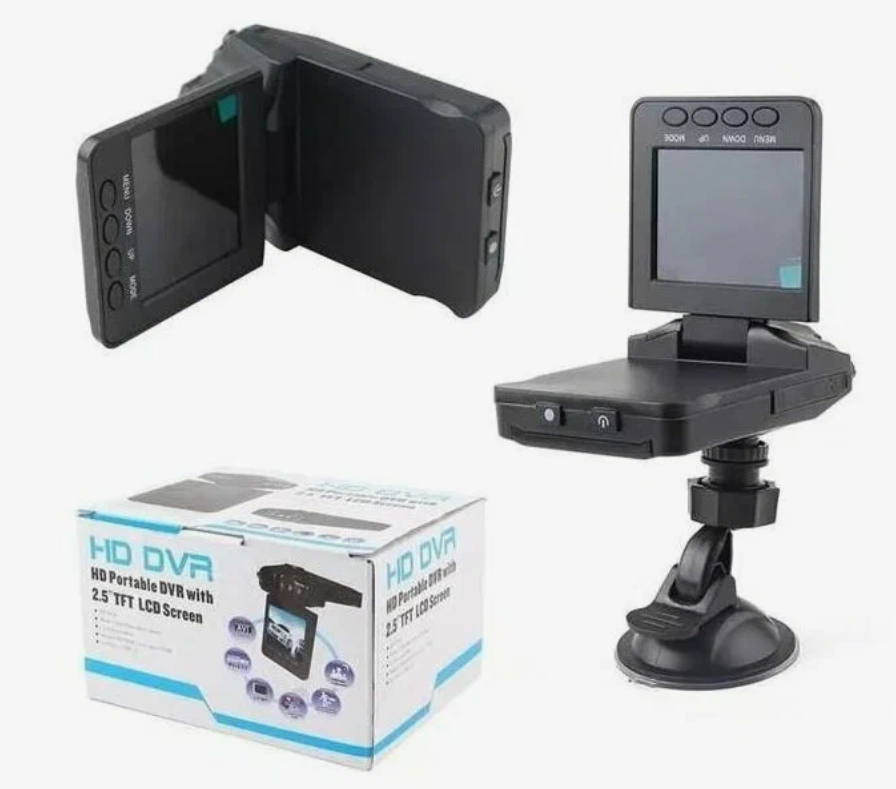 Автомобильный видеорегистратор с поворотным дисплеем Автомобильный видеорегистратор с поворотным дисплеем
