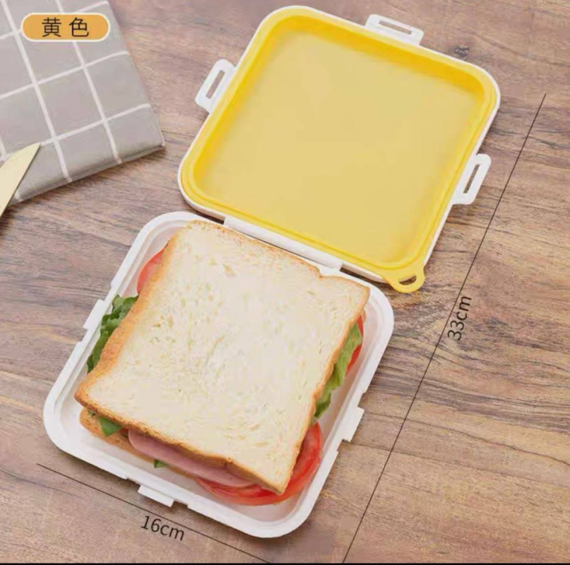 Контейнер для еды с собой герметичный (цвет в ассортименте) Контейнер для еды с собой герметичный (цвет в ассортименте)