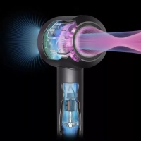 Набор фен SUPER HAIR DRYER Синий с золотом (6 в 1)